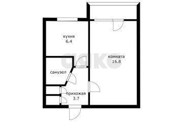 Фото №1: 1-комнатная квартира 33 м² - Краснодар, мкр. Западный внутригородской округ, ул. 2-я Линия Нефтяников, 23