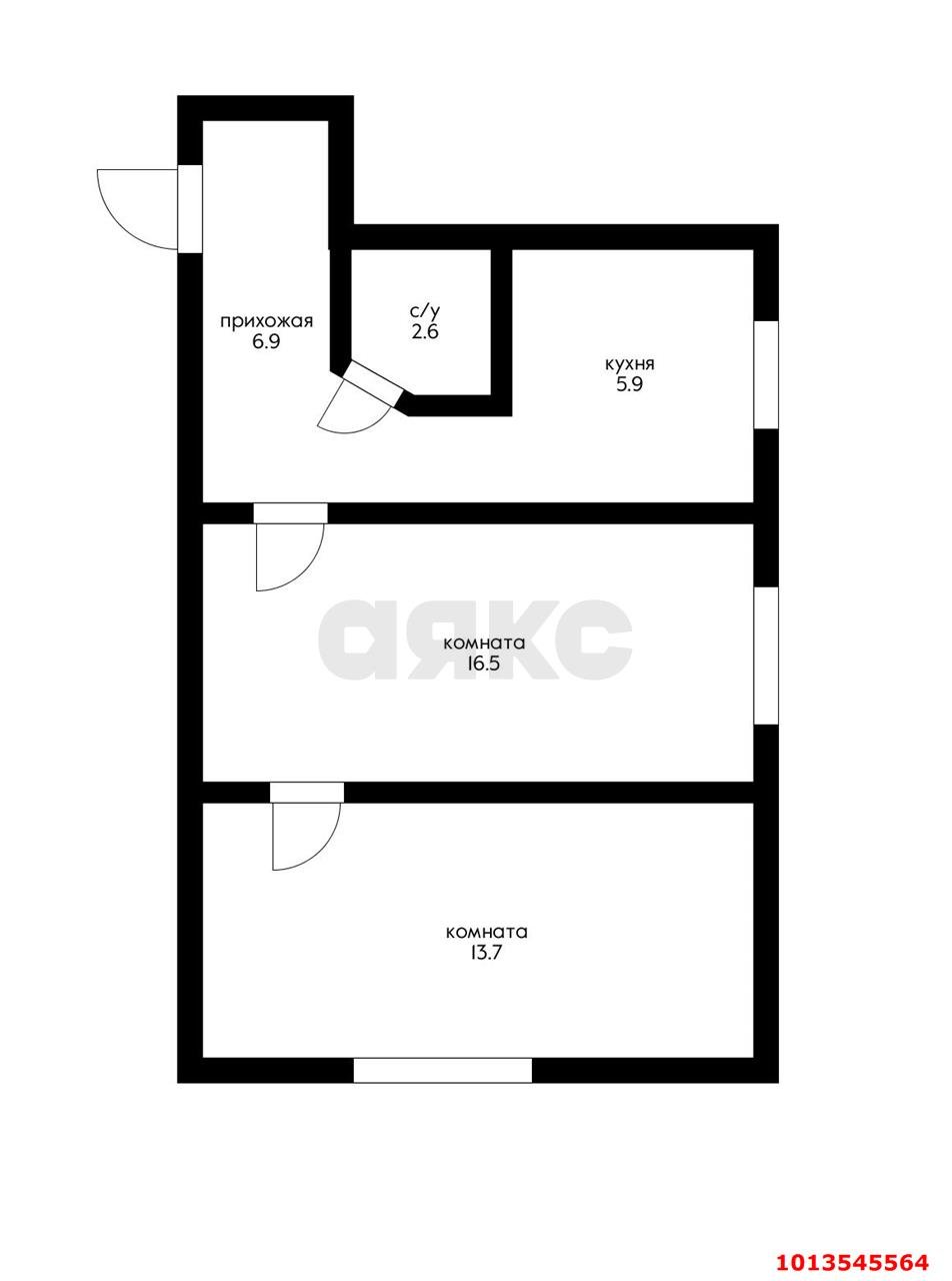 Фото №5: 2-комнатная квартира 48 м² - Майский, ул. Заводская, 19