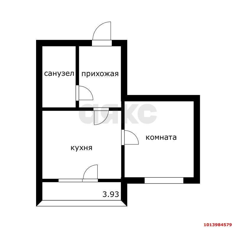 Фото №8: 1-комнатная квартира 33 м² - Краснодар, Восточно-Кругликовский, ул. Черкасская, 60/1