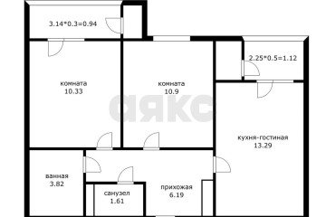 Фото №5: 2-комнатная квартира 47 м² - Краснодар, мкр. жилой комплекс Зелёный театр, ул. Западный Обход, 39/1к2