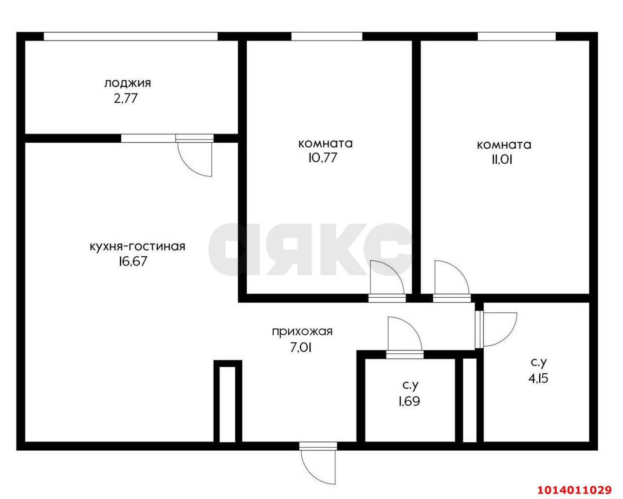 Фото №17: 2-комнатная квартира 52 м² - Краснодар, жилой комплекс Новые Сезоны, ул. Скандинавская, 1к2