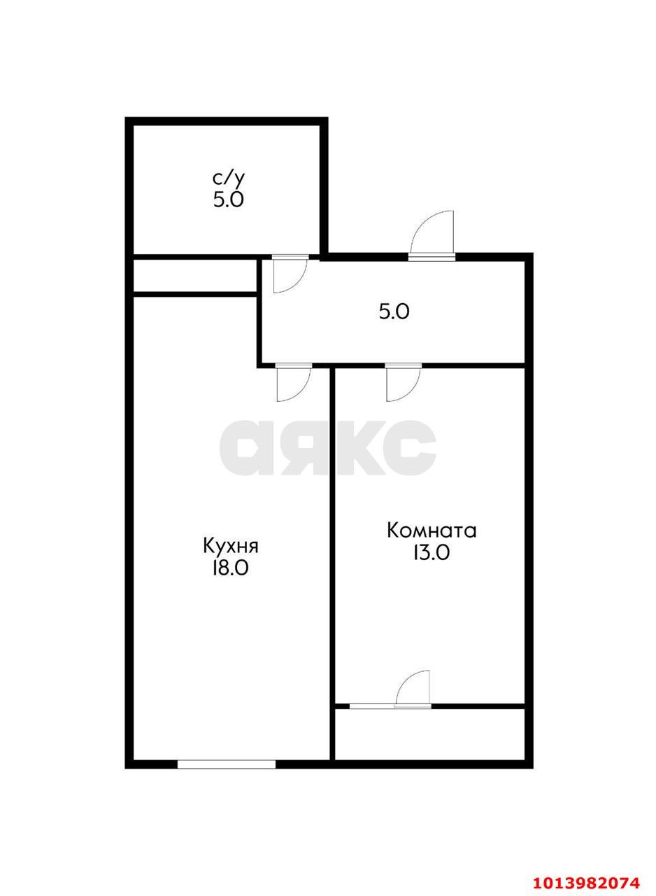 Фото №2: 1-комнатная квартира 41 м² - Краснодар, Славянский, ул. Заполярная, 37к3