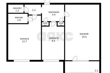 Фото №3: 2-комнатная квартира 56 м² - Краснодар, мкр. Комсомольский, ул. Сормовская, 189