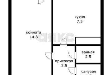 Фото №5: 1-комнатная квартира 33 м² - Краснодар, мкр. Фестивальный, ул. Яна Полуяна, 46