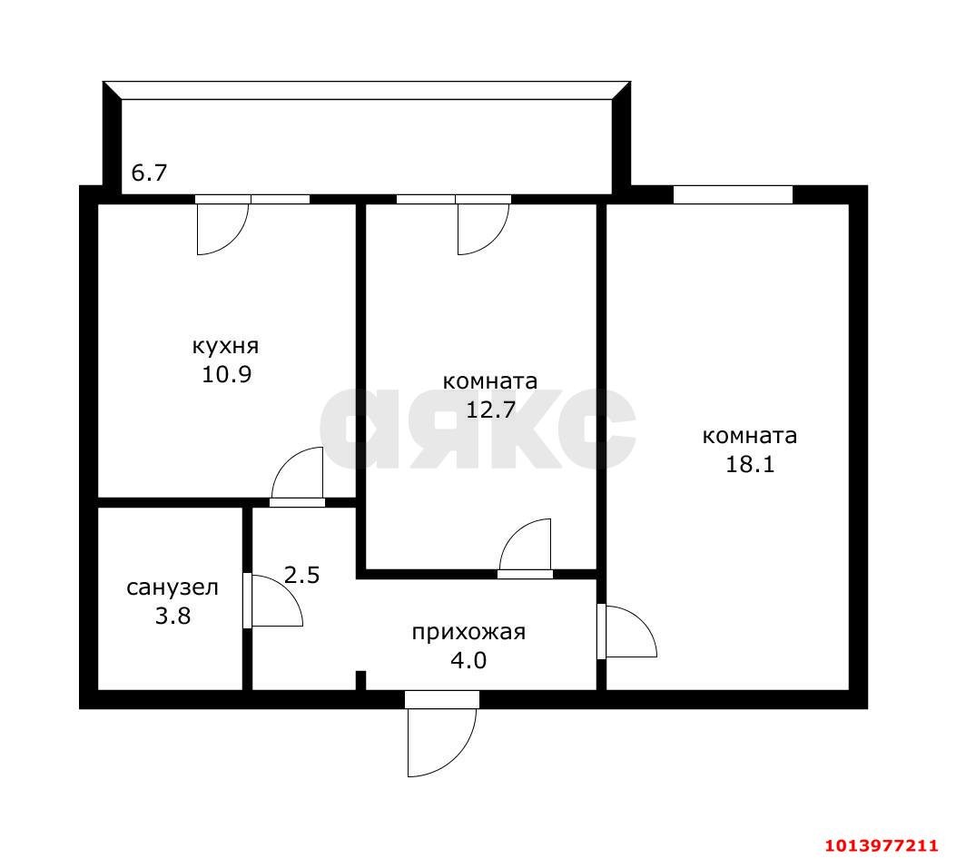 Фото №20: 2-комнатная квартира 52 м² - Новая Адыгея, жилой комплекс Дарград, ул. Тургеневское шоссе, 33/1к8