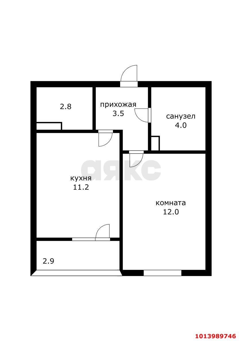 Фото №15: 1-комнатная квартира 35 м² - Краснодар, жилой комплекс Самолёт, ул. Западный Обход, 39/2