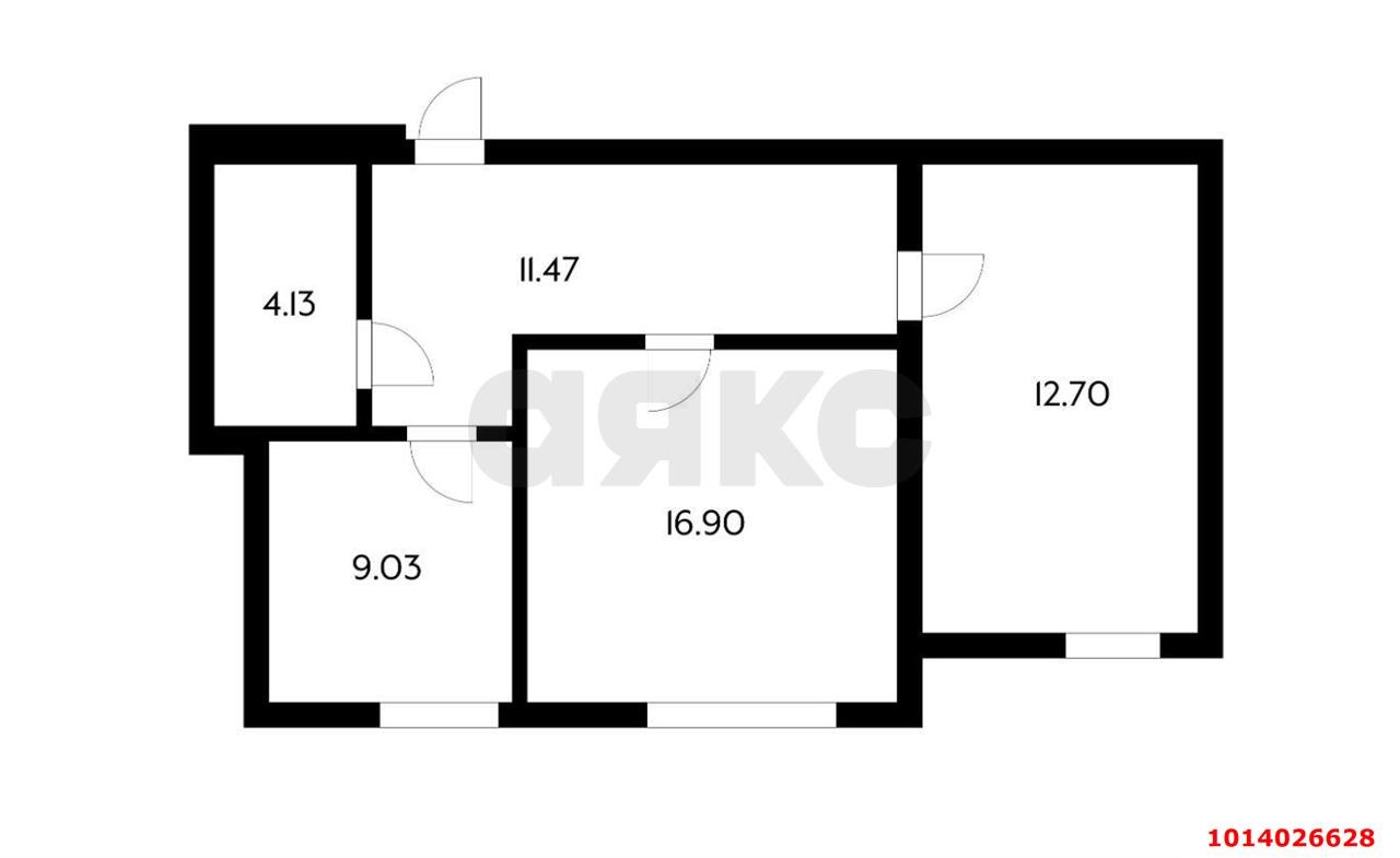 Фото №11: 2-комнатная квартира 54 м² - Краснодар, Краевая Клиническая Больница, ул. Восточно-Кругликовская, 79