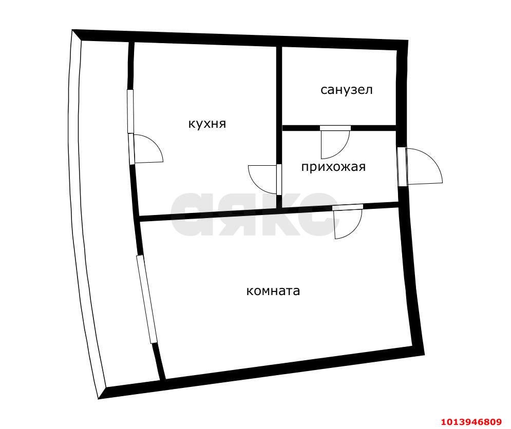 Фото №5: 1-комнатная квартира 50 м² - Краснодар, Сельскохозяйственный Институт, ул. Минская, 121