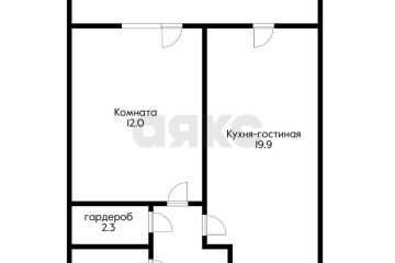 Фото №5: 1-комнатная квартира 43 м² - Краснодар, мкр. Любимово, 16