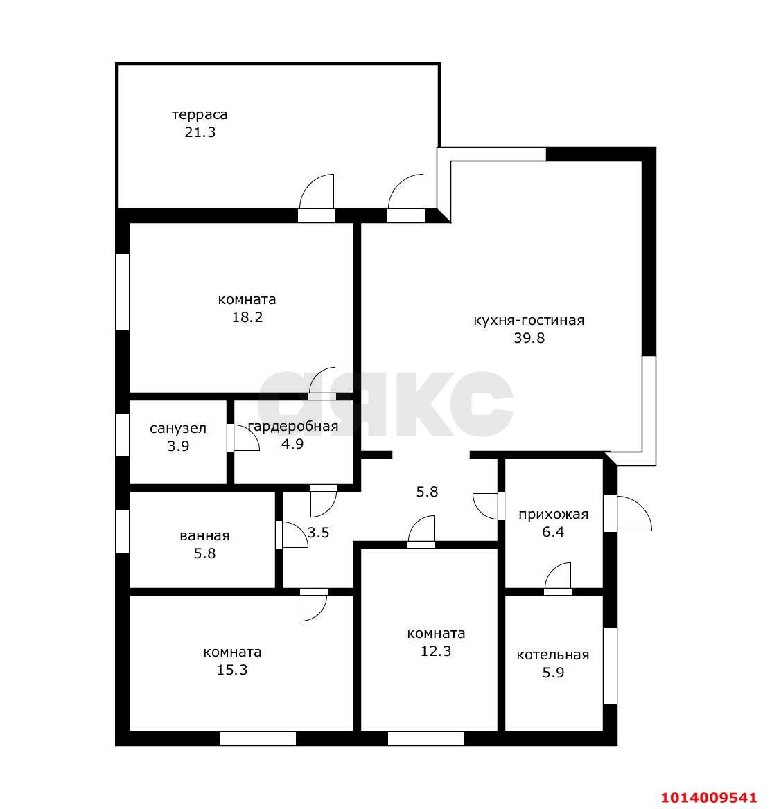 Фото №20: Дом 150 м² + 5.2 сот. - Краснодар, коттеджный  Николино Парк, ул. Вали Котика