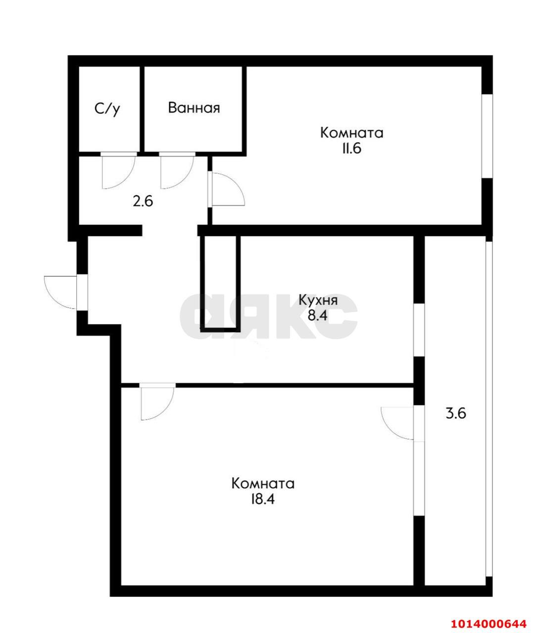 Фото №10: 2-комнатная квартира 58 м² - Краснодар, Комсомольский, ул. Уральская, 194