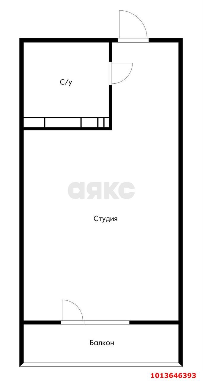 Фото №6: Студия 24 м² - Краснодар, Славянский, ул. Заполярная, 45