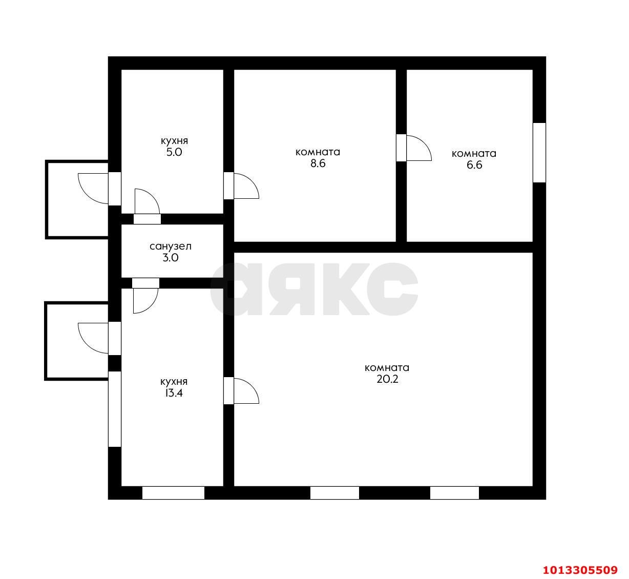 Фото №11: Часть дома 49 м² + 1.56 сот. - Краснодар, Хлопчато-бумажный Комбинат, ул. Полтавская, 53