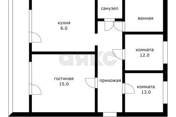 Фото №4: 3-комнатная квартира 58 м² - Роговская, ул. Ленина, 117