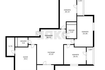 Фото №1: 4-комнатная квартира 180 м² - Краснодар, мкр. жилой комплекс Тургенев, ул. Дальняя, 8к2