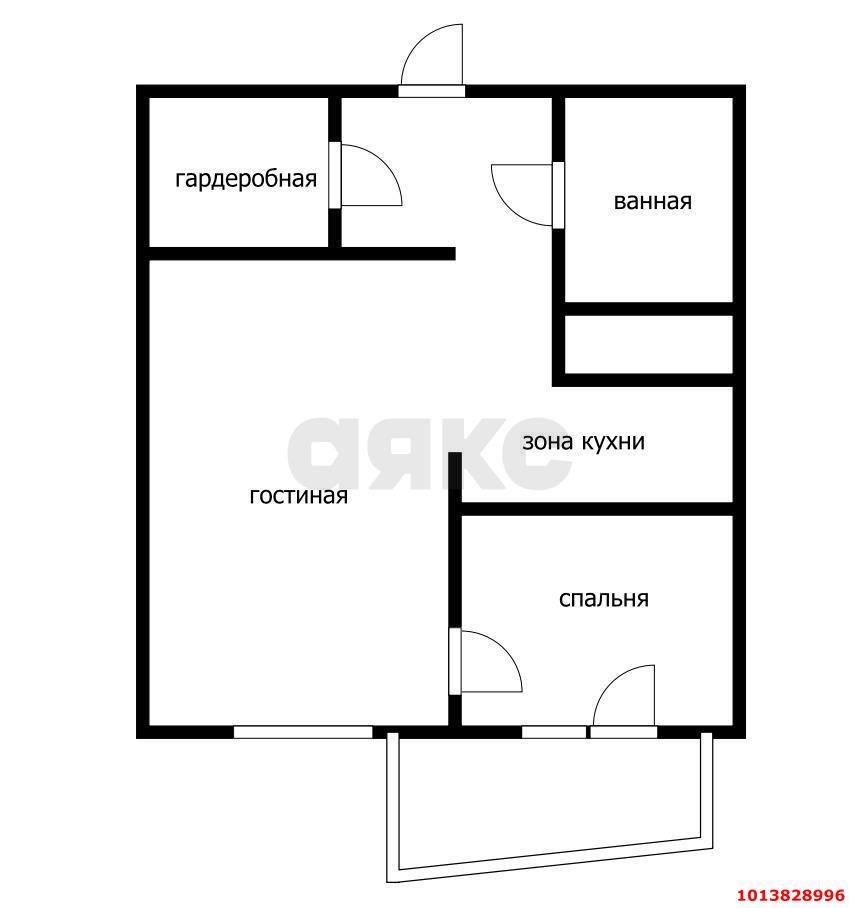 Фото №3: 1-комнатная квартира 40 м² - Краснодар, жилой комплекс Галактика, ул. Уральская, 71к1