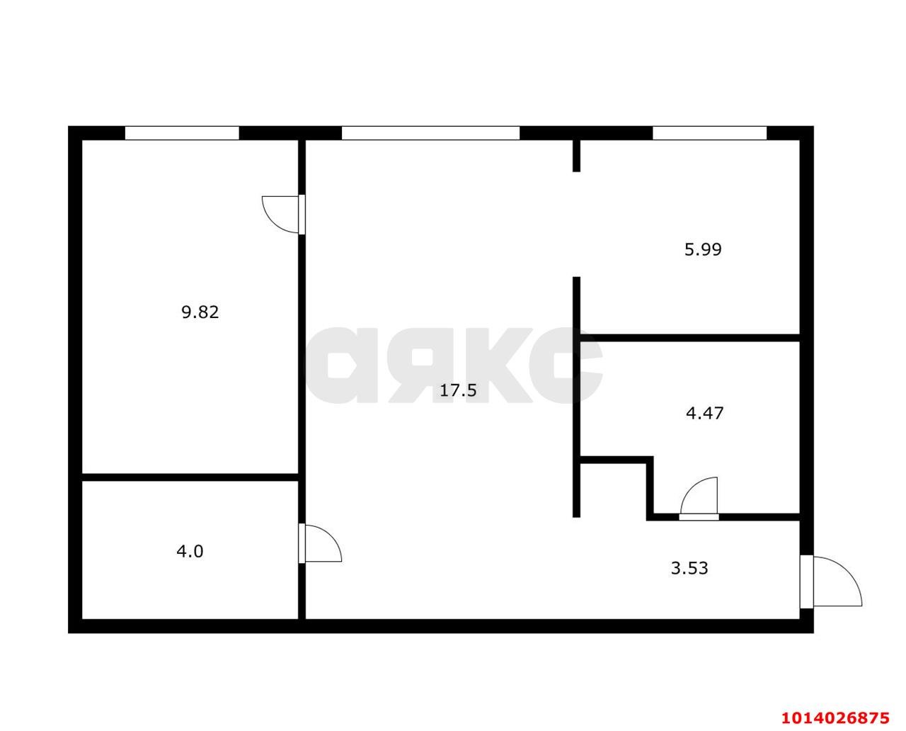 Фото №8: 2-комнатная квартира 45 м² - Краснодар, Центральный, ул. Котовского, 96