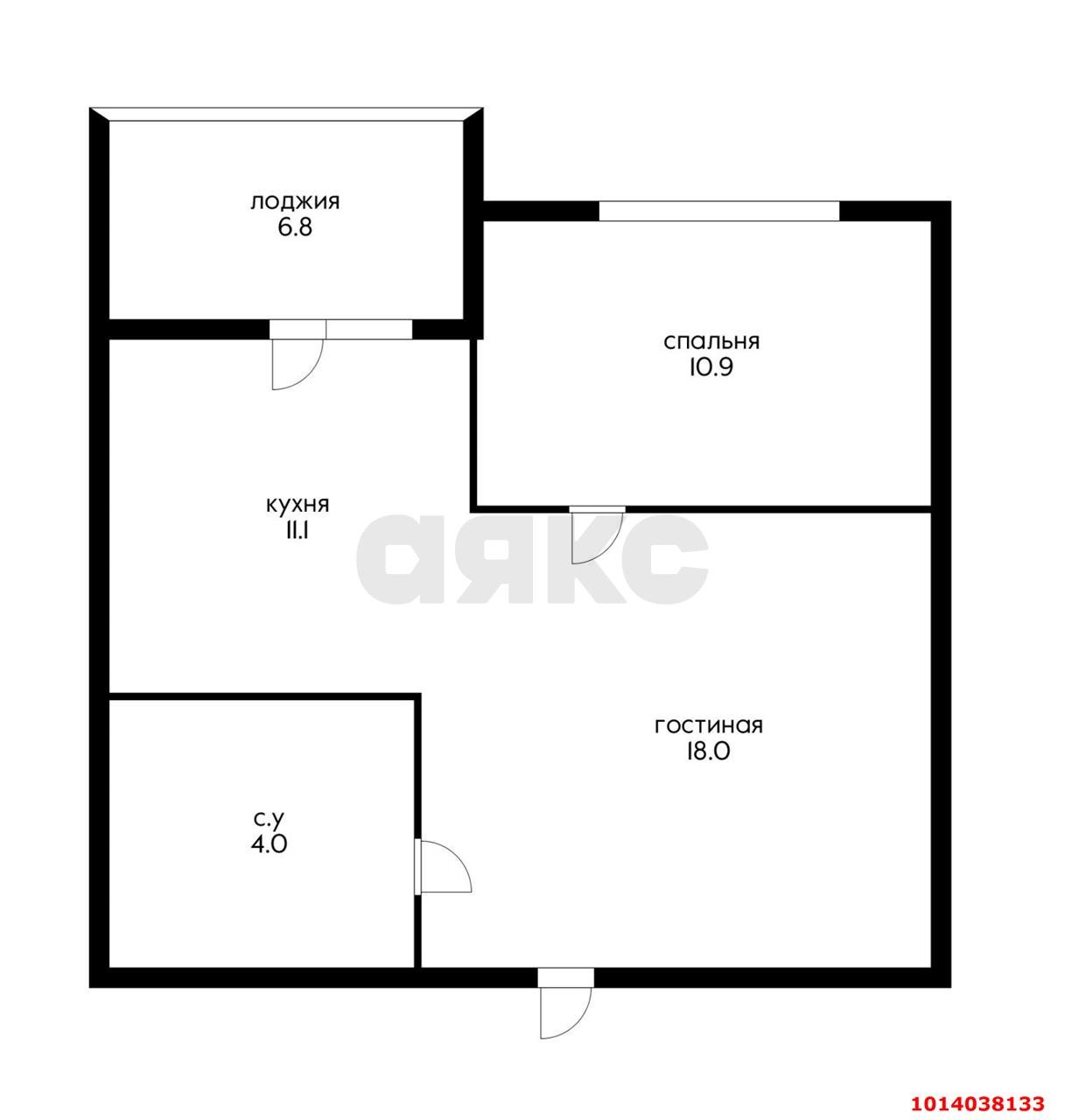 Фото №7: 1-комнатная квартира 44 м² - Краснодар, Догма Парк, ул. Марины Цветаевой, 15