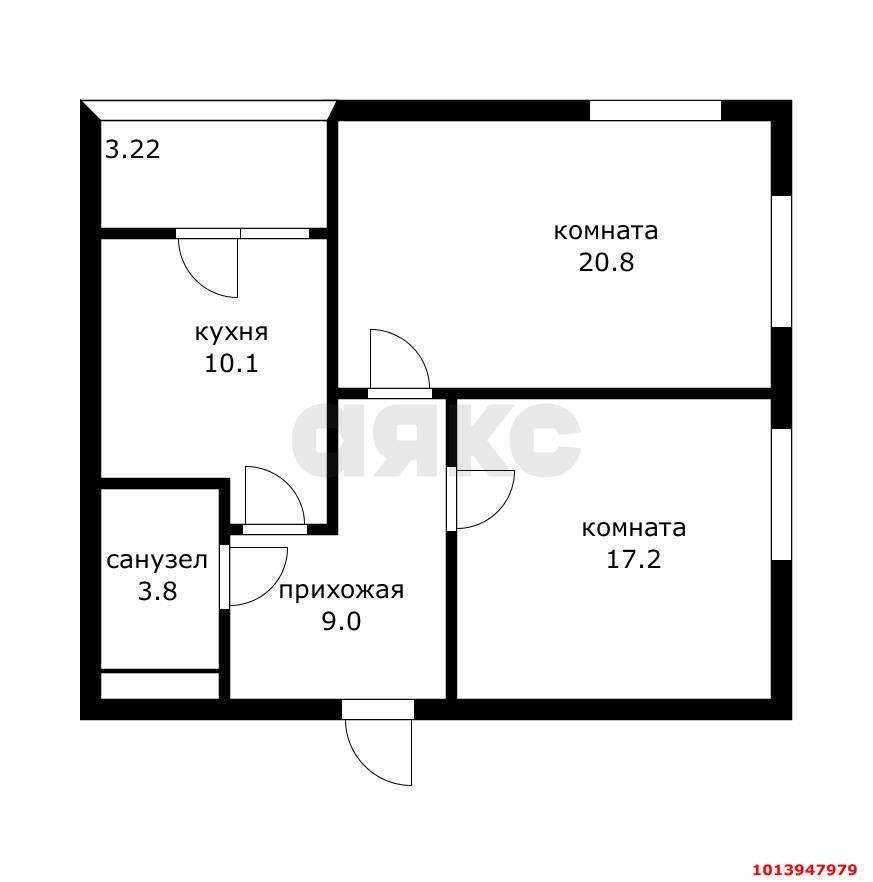 Фото №6: 3-комнатная квартира 64 м² - Краснодар, жилой комплекс Skala, ул. Северная, 269/3