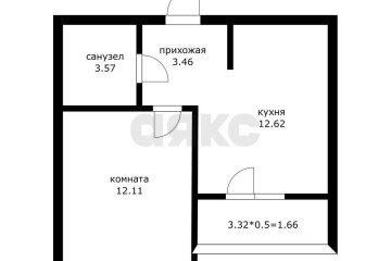 Фото №4: 1-комнатная квартира 32 м² - Краснодар, мкр. жилой комплекс Облака, ул. имени Генерала Корнилова, 9к3