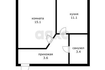 Фото №5: 1-комнатная квартира 33 м² - Краснодар, мкр. Новый, ул. 2-я Трудовая, 1