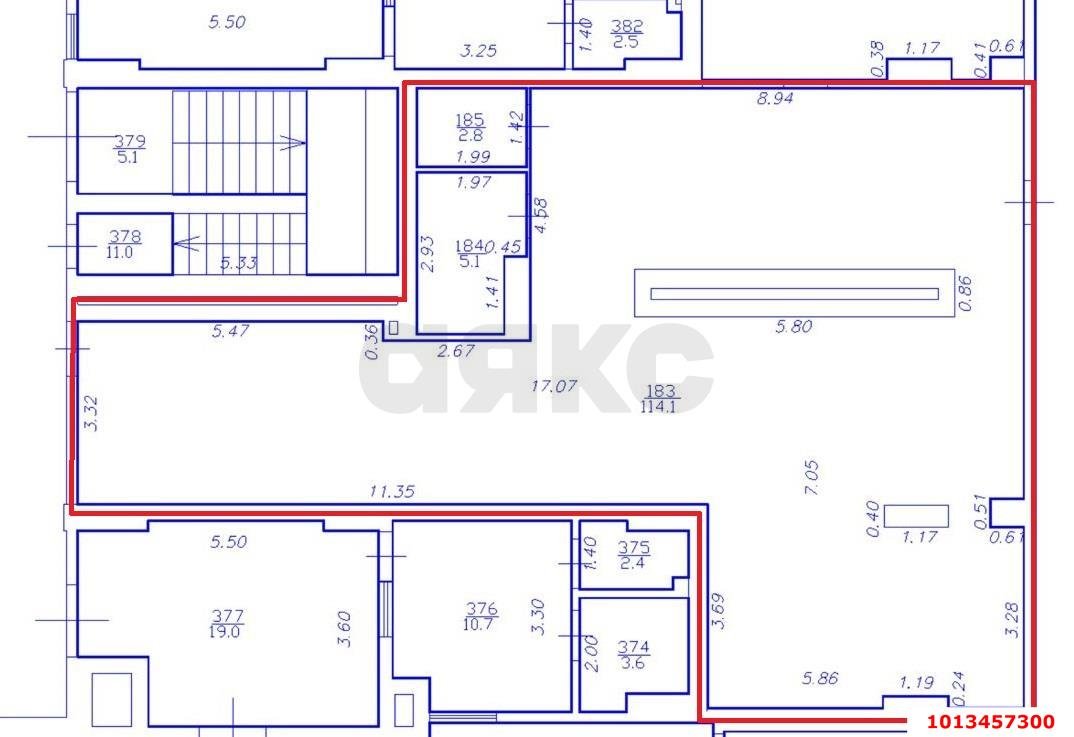 Фото №3: Торговое помещение 143 м² - Краснодар, жилой комплекс Арбат, ул. имени П.М. Гаврилова, 88