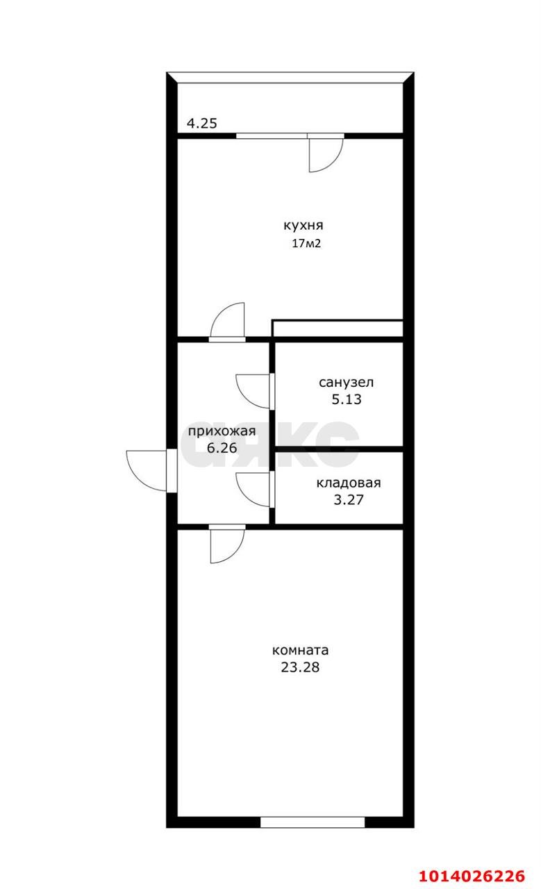 Фото №14: 1-комнатная квартира 60 м² - Краснодар, Центральный, ул. Кубанская Набережная, 37К10