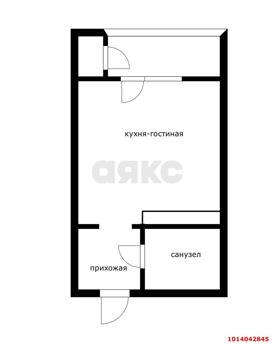 Фото №12: Студия 27 м² - Краснодар, жилой комплекс Зелёный театр, ул. Западный Обход, 39/1к6