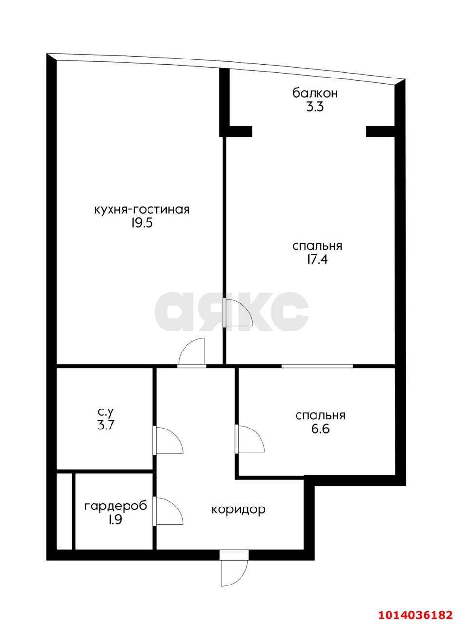 Фото №11: 2-комнатная квартира 54 м² - Краснодар, Черёмушки, ул. Вишняковой, 1/23к2