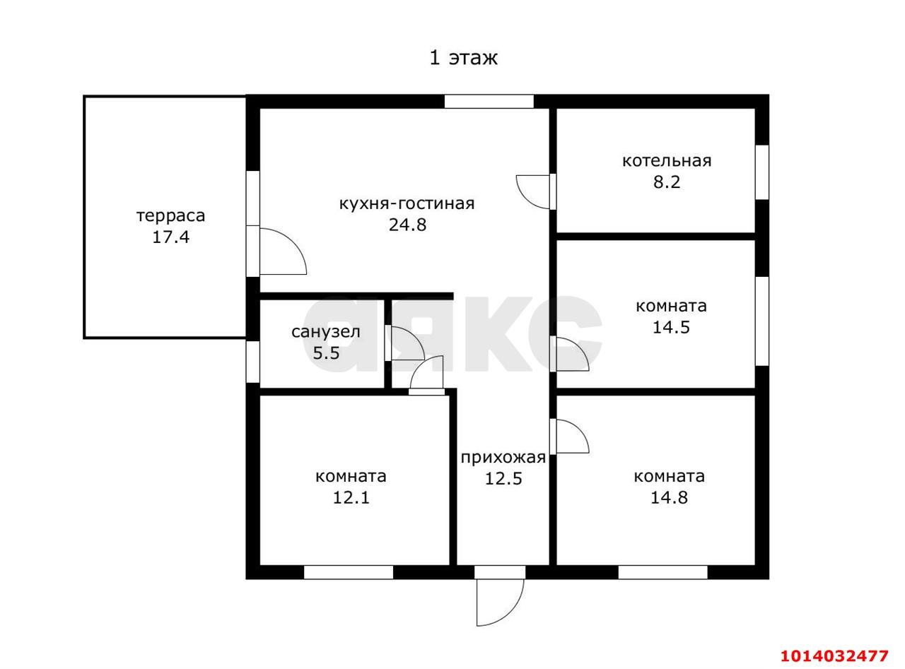 Фото №7: Дом 115 м² + 4.04 сот. - Берёзовый, Прикубанский внутригородской округ, ул. Полевая