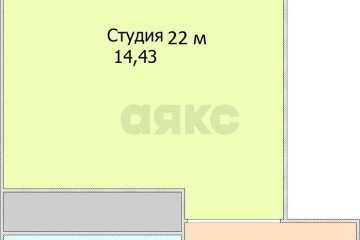 Фото №4: Студия 21 м² - Краснодар, мкр. Камвольно-суконный Комбинат, ул. Дежнёва, 29/3