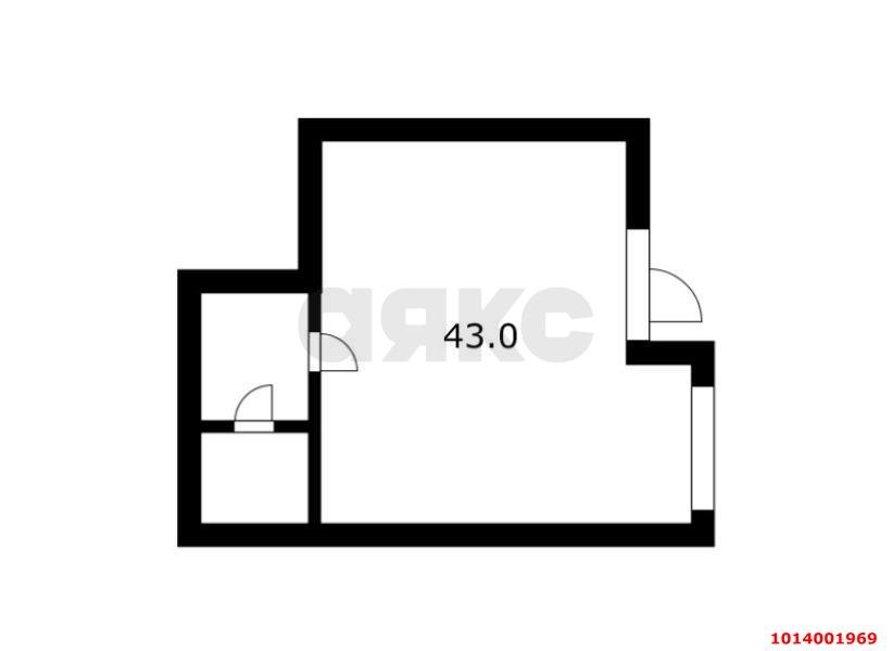 Фото №3: Торговое помещение 43 м² - Краснодар, жилой комплекс Новые Сезоны, ул. Скандинавская, 1к3