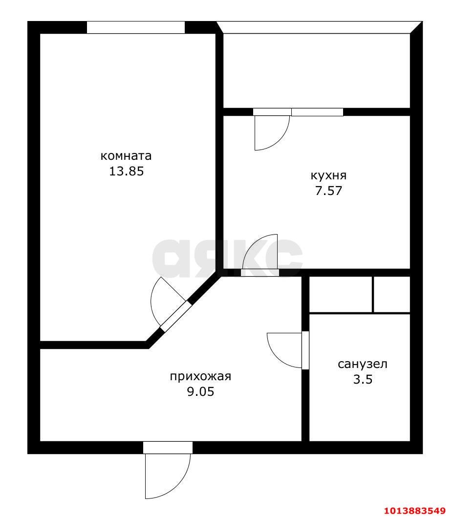 Фото №2: 1-комнатная квартира 37 м² - Краснодар, жилой комплекс Зеленодар, ул. 3-я Трудовая, 1/3