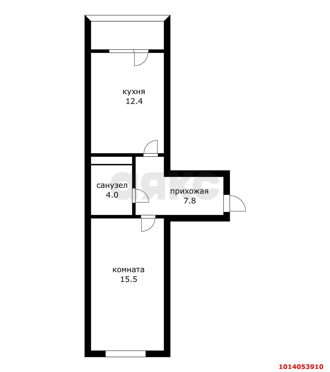 Фото №11: 1-комнатная квартира 42 м² - Краснодар, Молодёжный, ул. Дубравная, 1