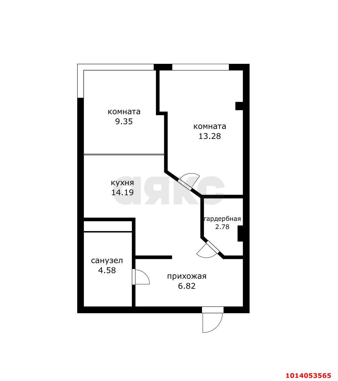 Фото №2: 2-комнатная квартира 52 м² - Краснодар, 9-й километр, ул. Ярославская, 113к1