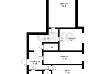 Фото №4: 3-комнатная квартира 108 м² - Краснодар, мкр. 9-й километр, ул. Ярославская, 113к1