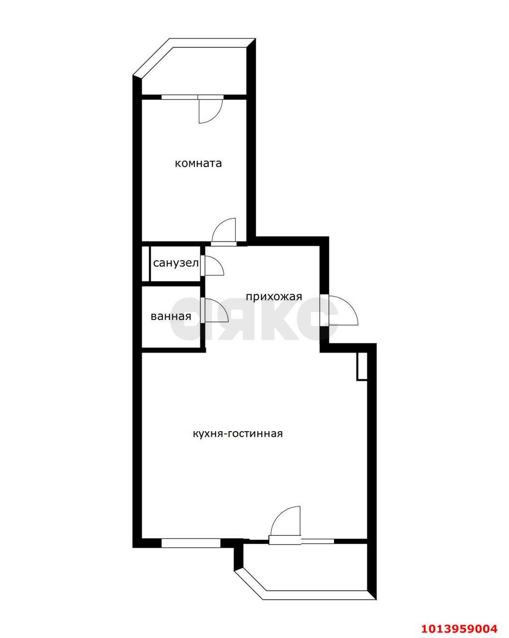 Фото №19: 1-комнатная квартира 57 м² - Краснодар, Панорама, ул. Восточно-Кругликовская, 28/2