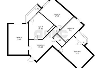 Фото №3: 3-комнатная квартира 97 м² - Краснодар, мкр. Восточно-Кругликовский, ул. имени 40-летия Победы, 117