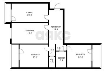 Фото №2: 3-комнатная квартира 90 м² - Краснодар, мкр. Репино, пр-д Репина, 34