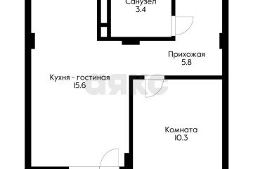 Фото №1: 1-комнатная квартира 34 м² - Краснодар, мкр. Фестивальный, ул. Круговая, 4/1