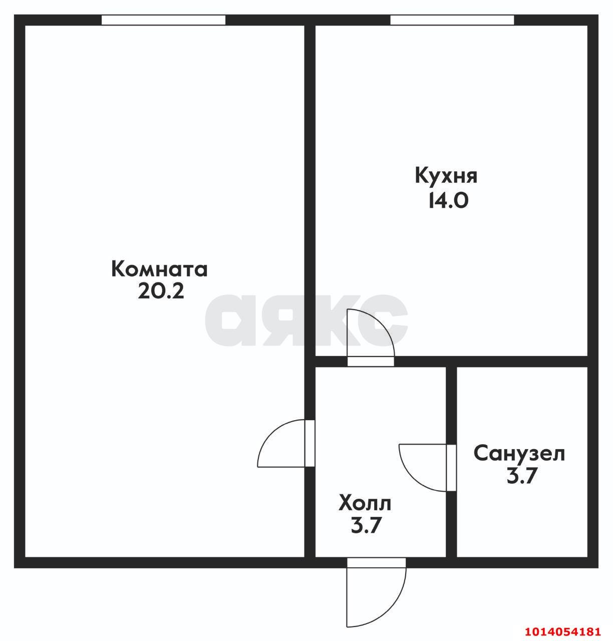 Фото №12: 1-комнатная квартира 41 м² - Новая Адыгея, жилой комплекс Мега-Победа, ул. Береговая, 3к13