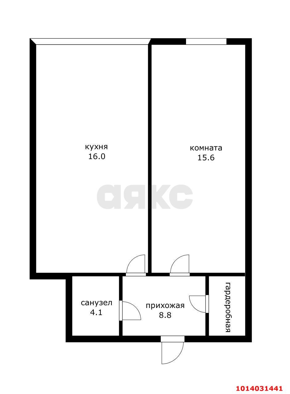 Фото №13: 1-комнатная квартира 44 м² - Краснодар, жилой комплекс Керченский, ул. им. Героя Сарабеева В.И., 5к5