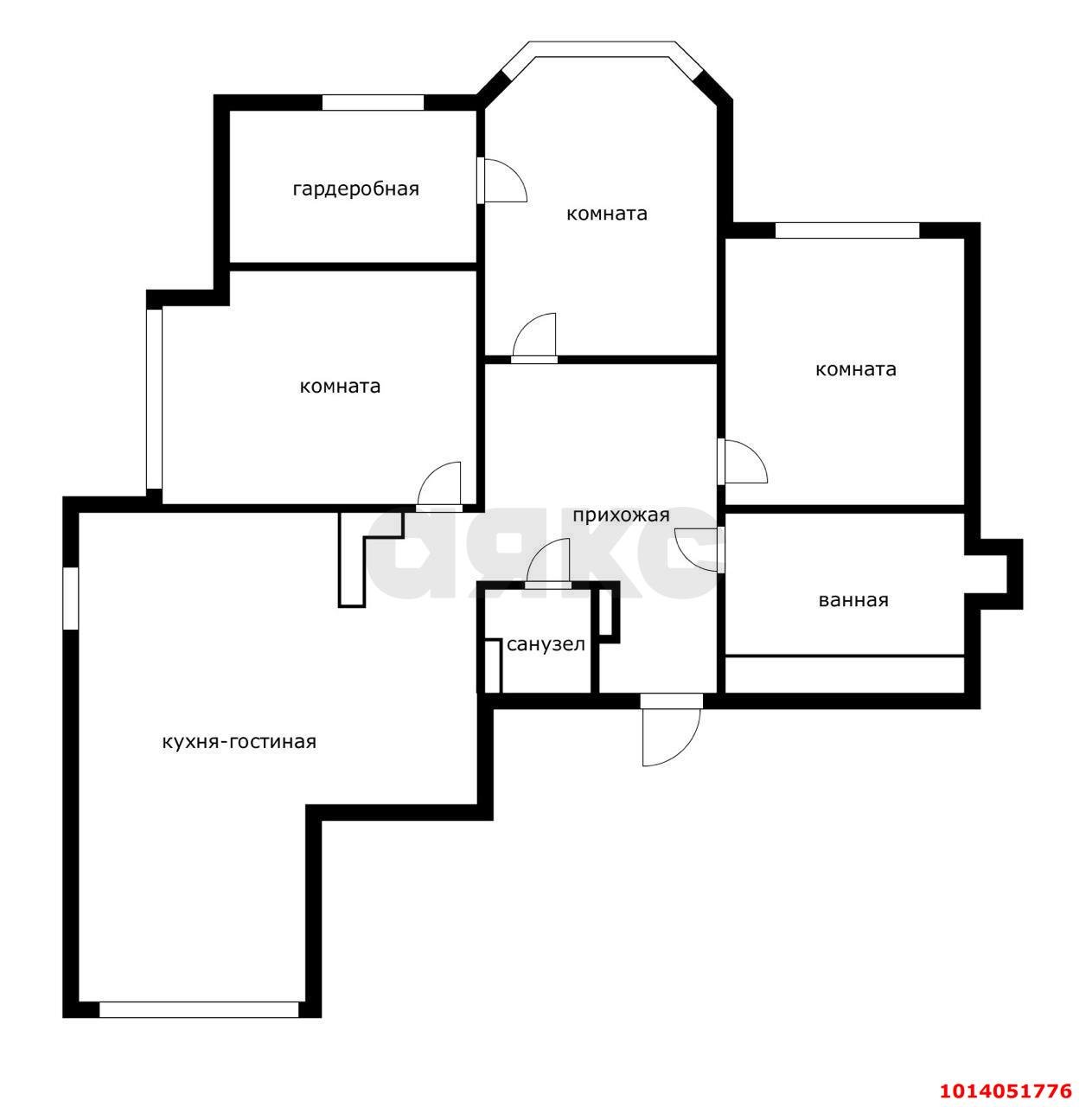 Фото №35: 3-комнатная квартира 145 м² - Краснодар, Фестивальный, ул. Яна Полуяна, 47