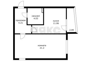 Фото №5: 1-комнатная квартира 44 м² - Краснодар, ж/м Пашковский, ул. Лавочкина, 23