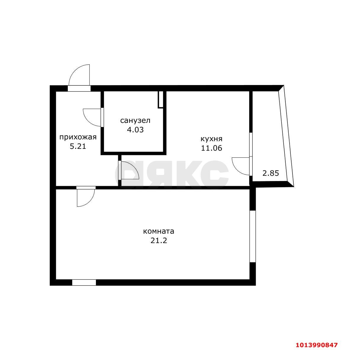 Фото №5: 1-комнатная квартира 44 м² - Краснодар, Пашковский, ул. Лавочкина, 23