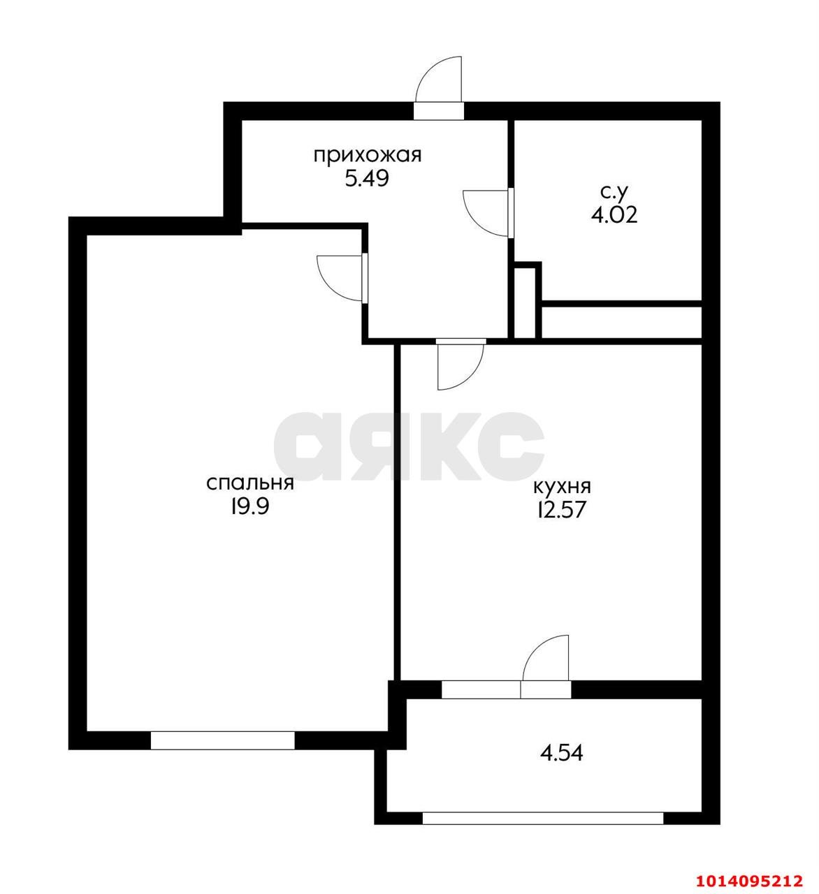 Фото №15: 1-комнатная квартира 45 м² - Краснодар, жилой комплекс На Стахановской, ул. Стахановская, 1/5