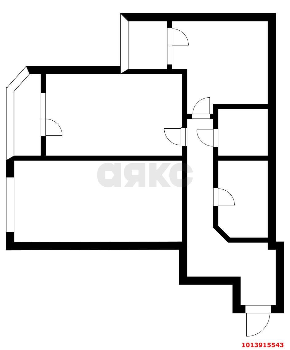 Фото №1: 2-комнатная квартира 70 м² - Краснодар, имени Маршала Жукова, ул. Александра Покрышкина, 2/2