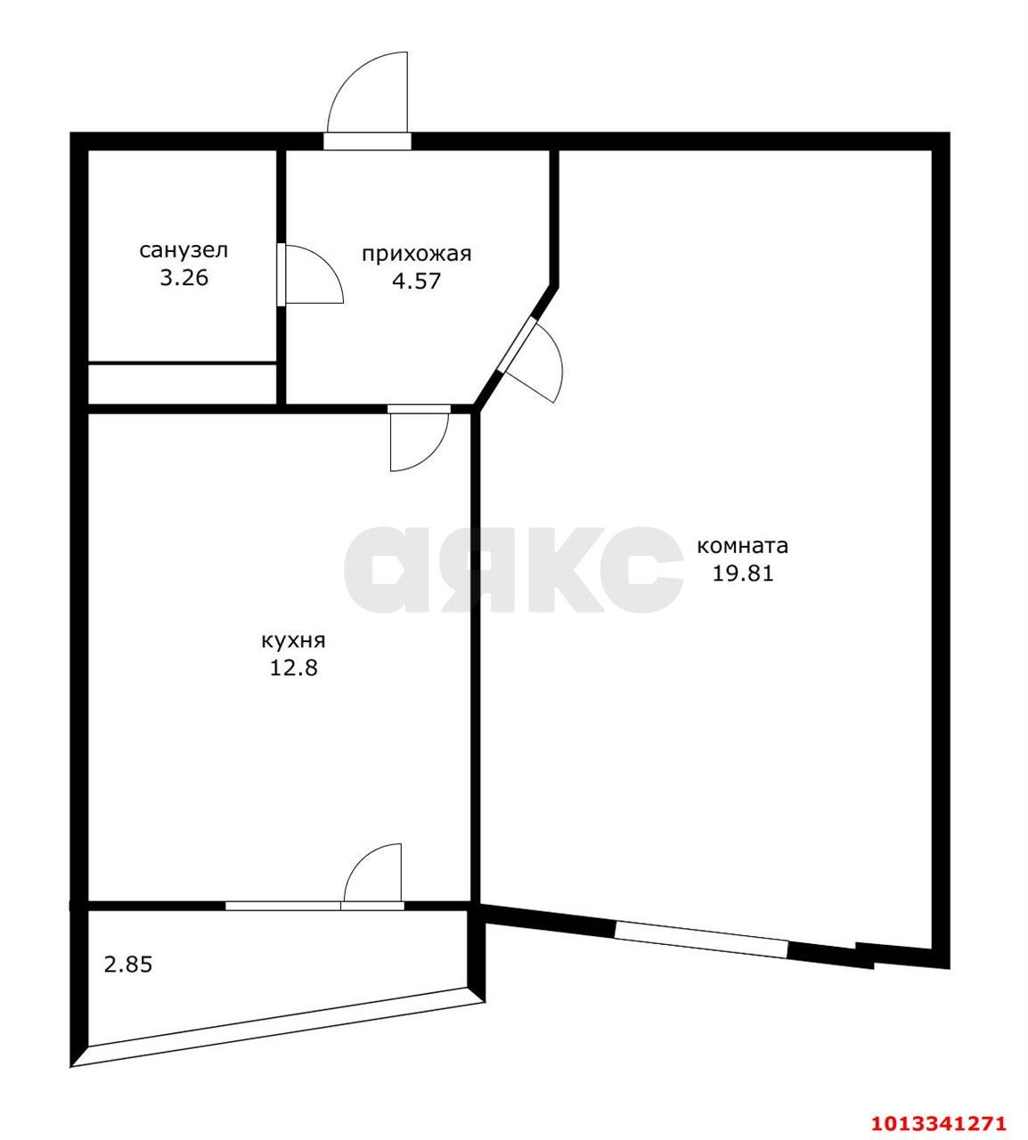 Фото №5: 1-комнатная квартира 43 м² - Краснодар, жилой комплекс Гарантия, ул. Восточно-Кругликовская, 42/3к2