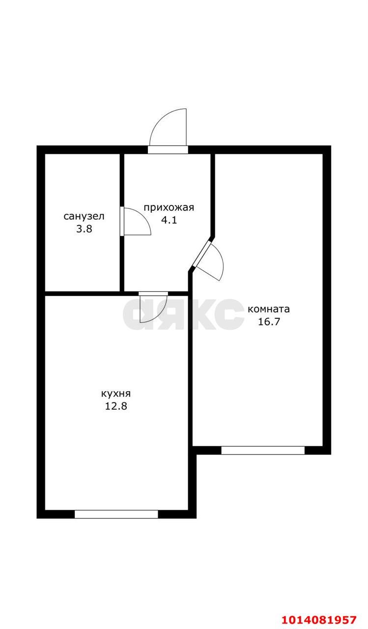 Фото №12: 1-комнатная квартира 37 м² - Краснодар, Калинино, пер. Ленинский