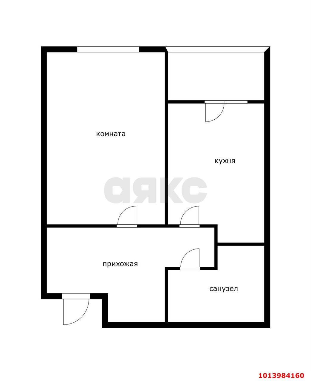 Фото №11: 1-комнатная квартира 39 м² - Краснодар, жилой комплекс Германия, ул. Боннская, 10/2